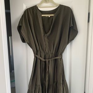 NWOT Xirena Army Green Dress Sz L
